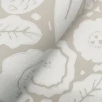 Lemieux et Cie Camille Blossom - Linen Wallpaper | Buy Online Lemieux et Cie Camille Blossom wallpaper, color Linen, SKU LM5394