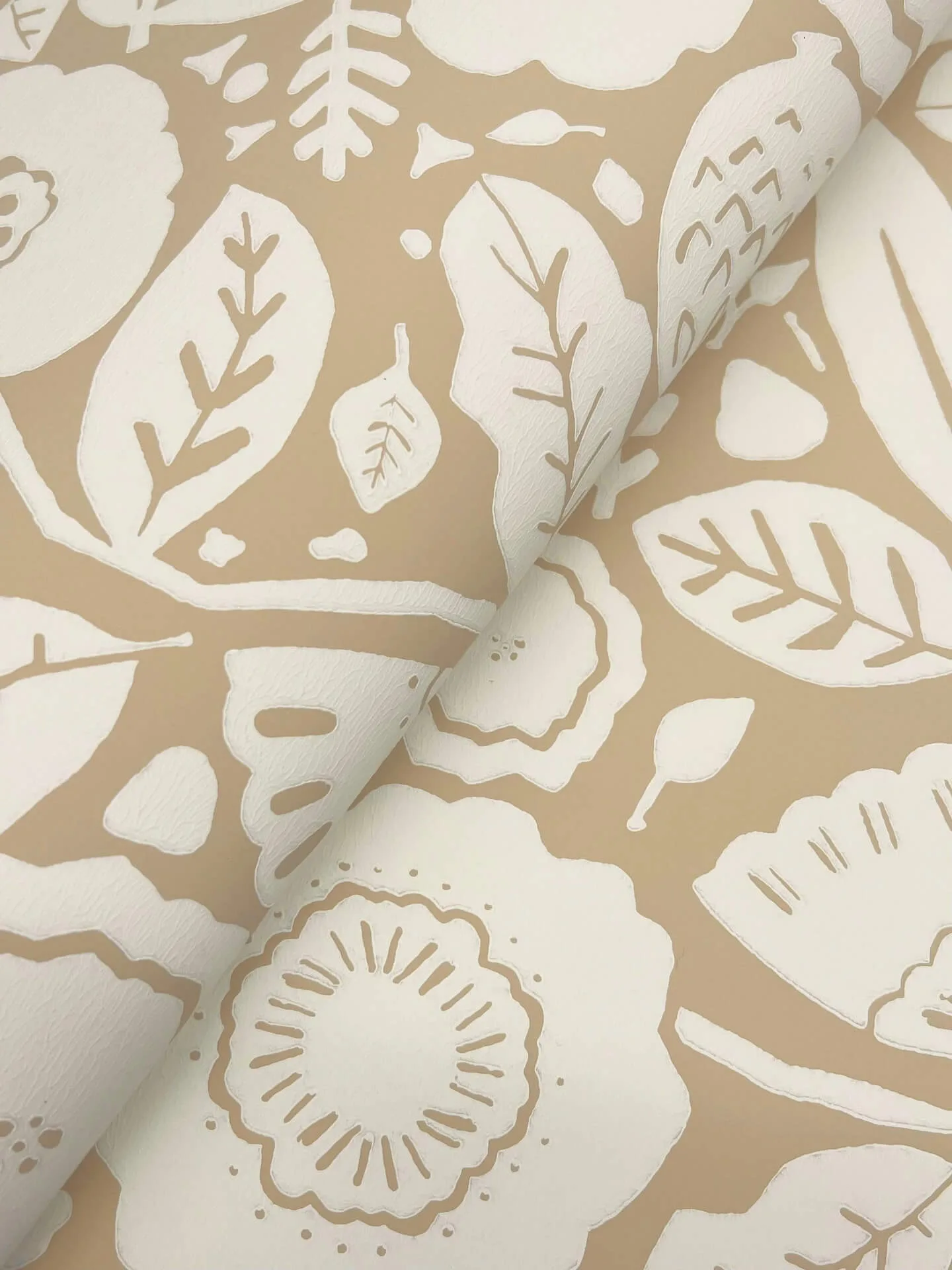 Lemieux et Cie Camille Blossom - Ochre Wallpaper | Buy Online Lemieux et Cie Camille Blossom wallpaper, color Ochre, SKU LM5392