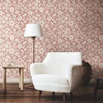 Lemieux et Cie Camille Blossom - Vintage Rose Wallpaper | Buy Online Lemieux et Cie Camille Blossom wallpaper, color Vintage Rose, SKU LM5391