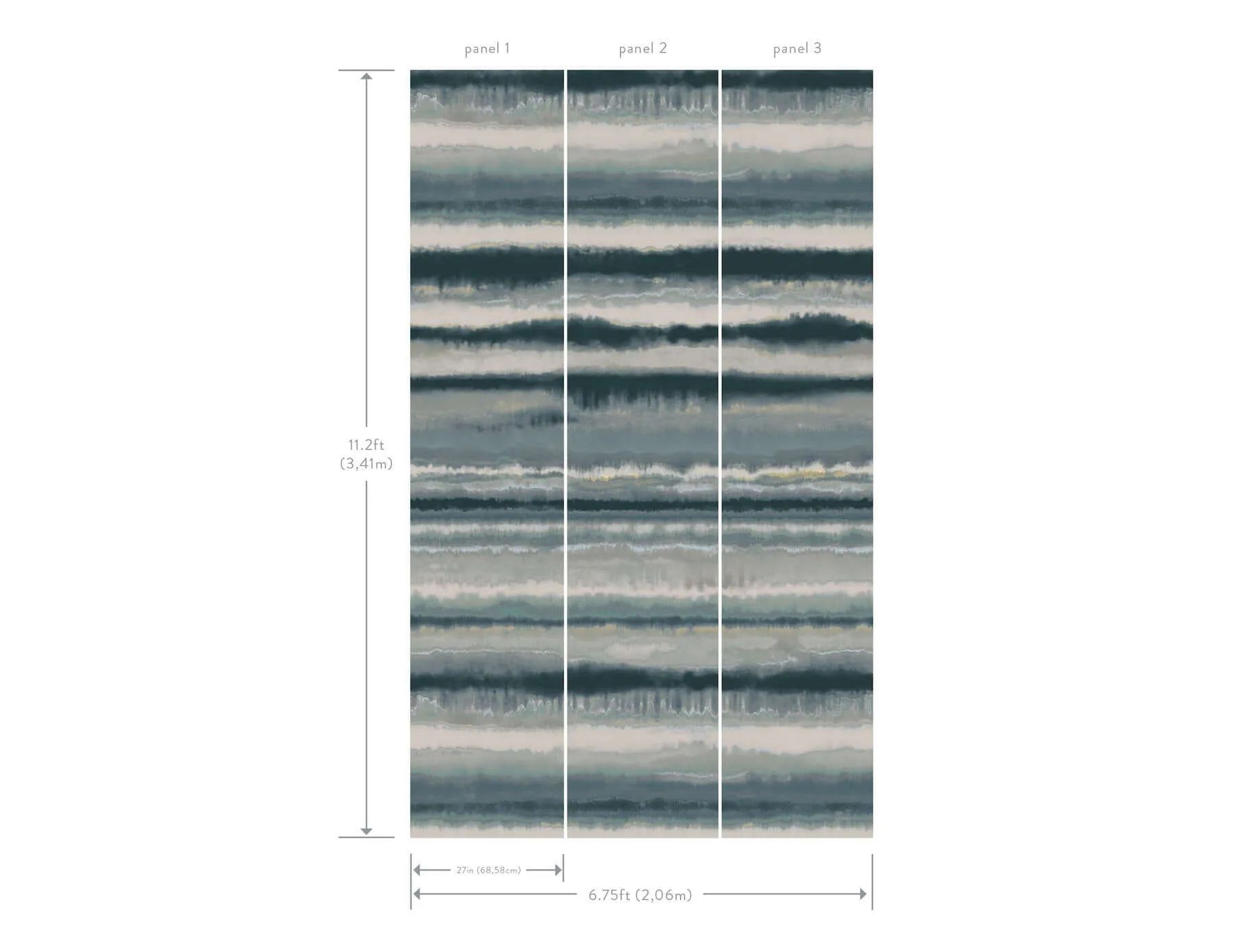Lemieux et Cie Edition Mural - Blue Wallpaper | Buy Online Lemieux et Cie Edition Mural wallpaper, color Blue, SKU LM5426M