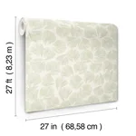 Lemieux et Cie Elora Leaf - Green Wallpaper | Buy Online Lemieux et Cie Elora Leaf wallpaper, color Green, SKU LM5352