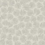 Lemieux et Cie Elora Leaf - Grey Wallpaper | Buy Online Lemieux et Cie Elora Leaf wallpaper, color Grey, SKU LM5355
