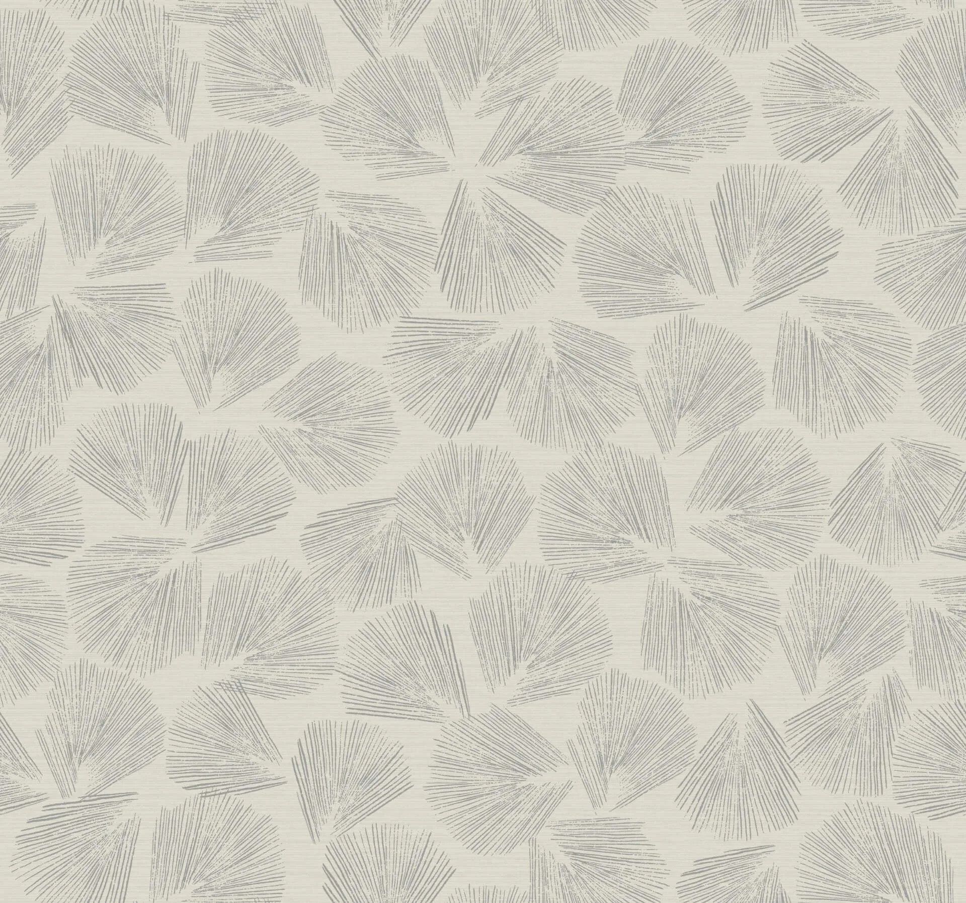 Lemieux et Cie Elora Leaf wallpaper, color Grey, SKU LM5355