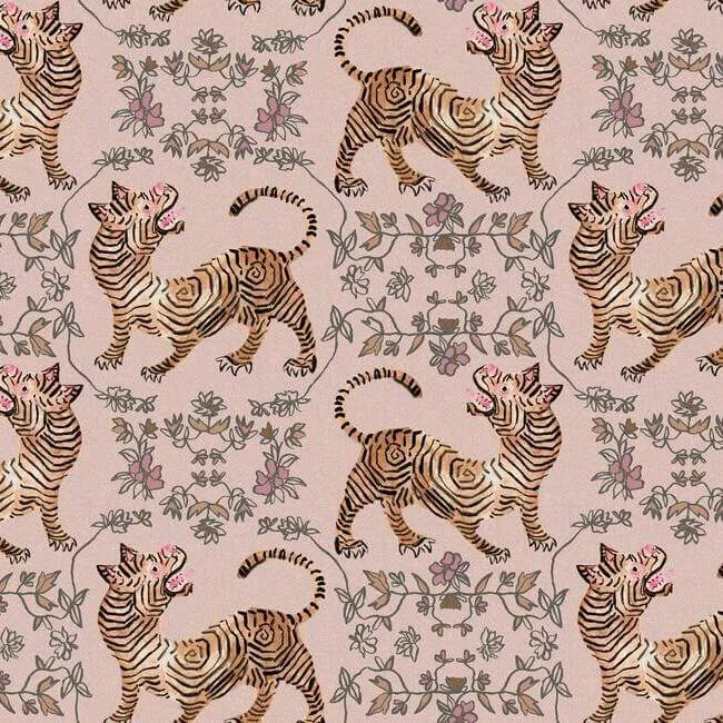 Lemieux et Cie Ferrandi wallpaper, color Light Pink, SKU CH1420