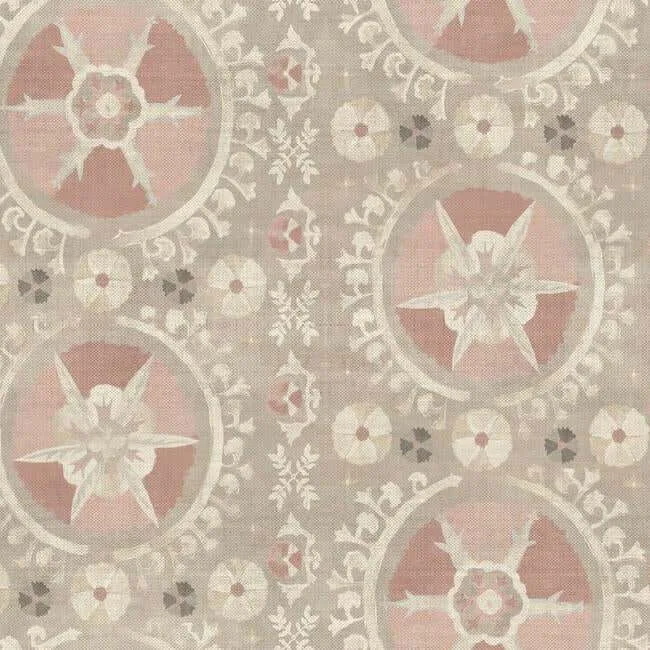 Lemieux et Cie Fleurus wallpaper, color Light Pink, SKU CH1431