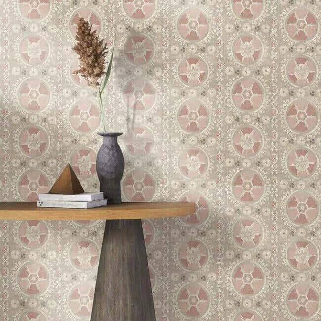 Lemieux et Cie Fleurus - Light Pink Wallpaper | Buy Online Lemieux et Cie Fleurus wallpaper, color Light Pink, SKU CH1431