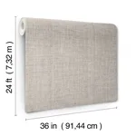 Lemieux et Cie Kami Paperweave - Charcoal Wallpaper | Buy Online Lemieux et Cie Kami Paperweave wallpaper, color Charcoal, SKU GV0183LM