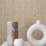 Lemieux et Cie Kami Paperweave wallpaper, color Mushroom, SKU GV0186LM