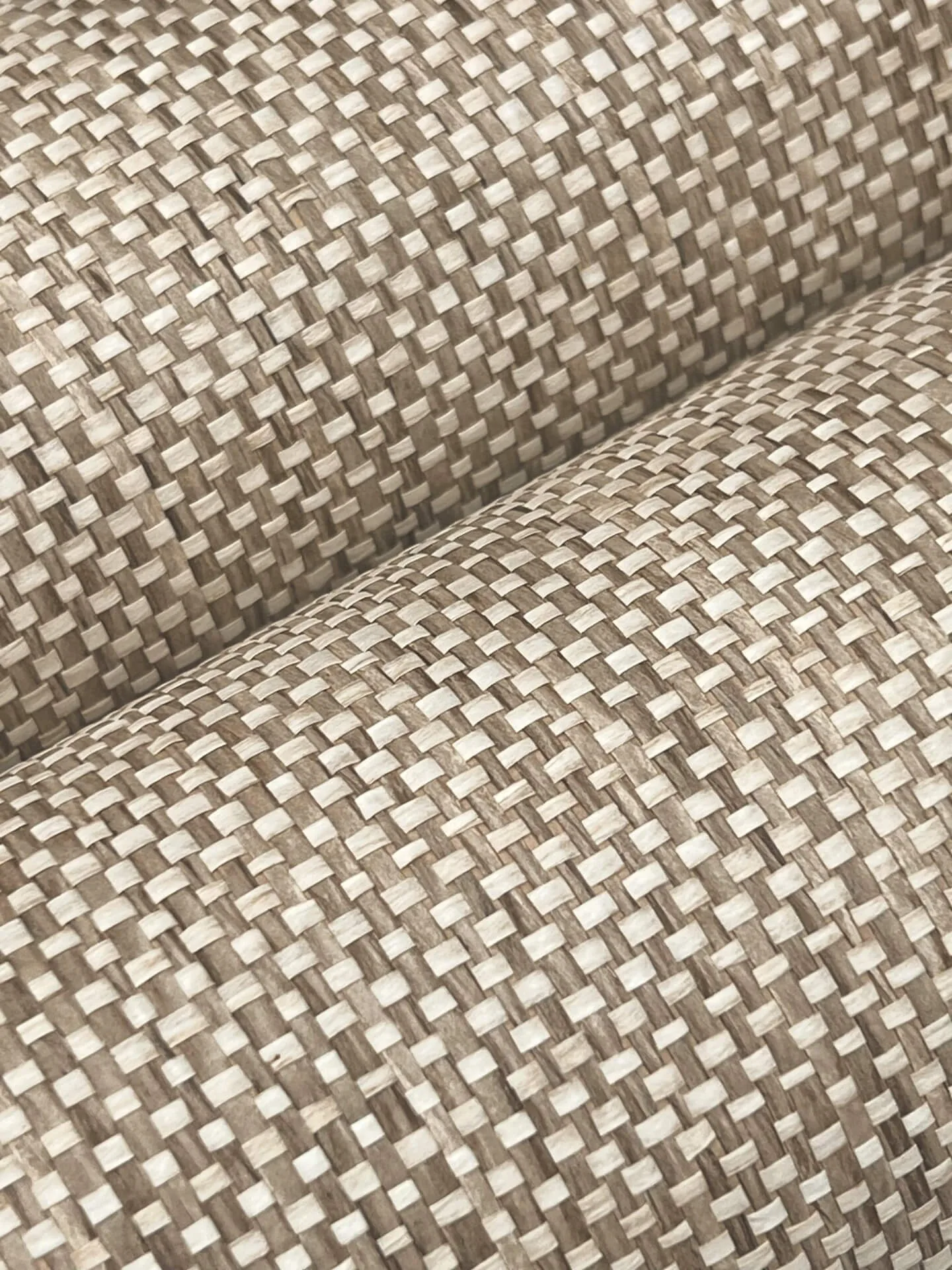 Lemieux et Cie Kami Paperweave wallpaper, color Mushroom, SKU GV0186LM