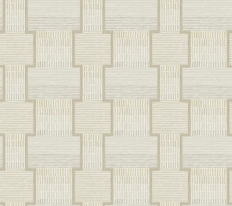 Lemieux et Cie La Broderie wallpaper, color Beige, SKU LM5371