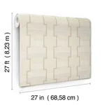 Lemieux et Cie La Broderie - Beige Wallpaper | Buy Online Lemieux et Cie La Broderie wallpaper, color Beige, SKU LM5371