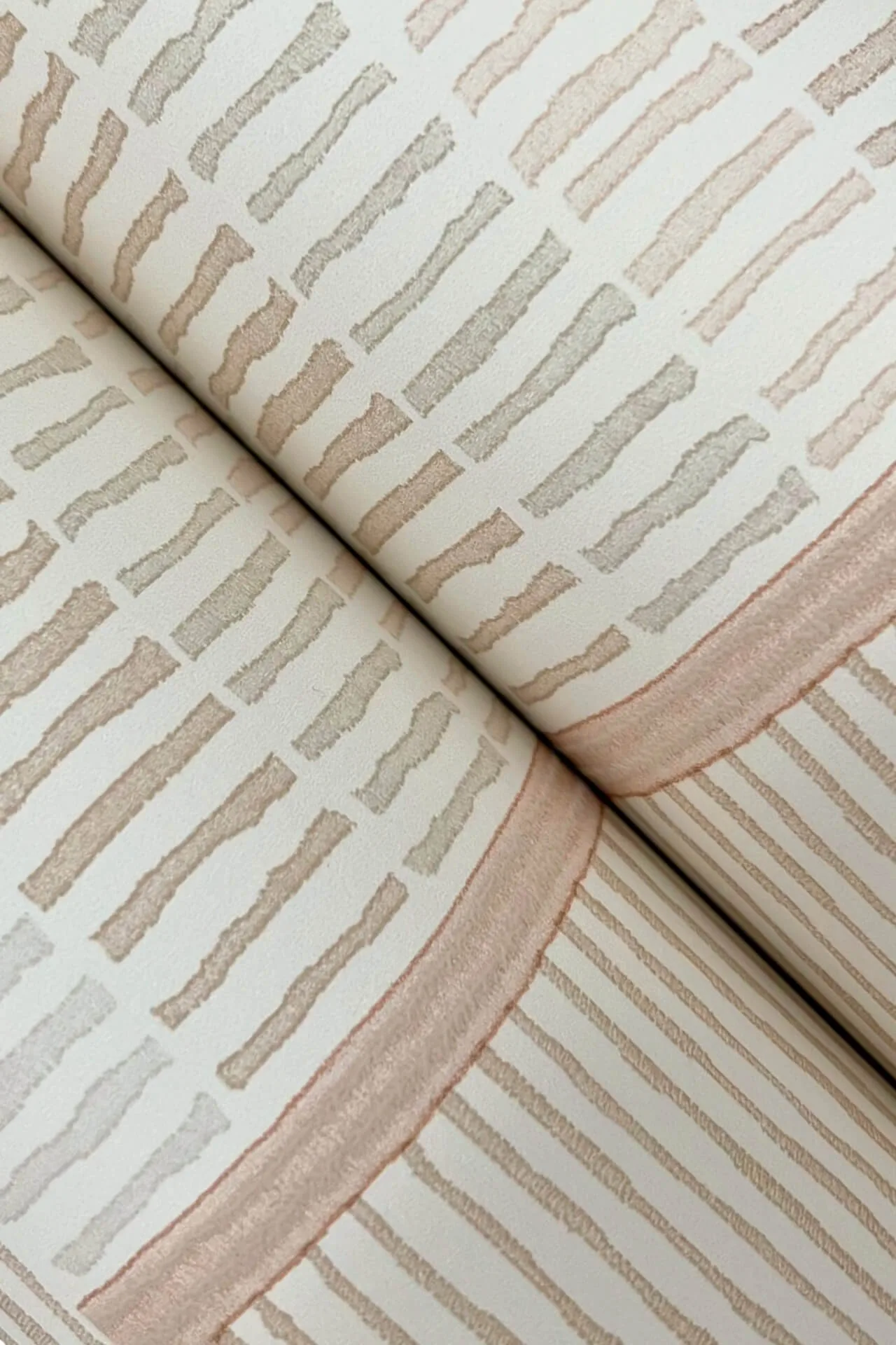 Lemieux et Cie La Broderie - Blush Wallpaper | Buy Online Lemieux et Cie La Broderie wallpaper, color Blush, SKU LM5372