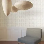 Lemieux et Cie La Broderie - Grey Wallpaper | Buy Online Lemieux et Cie La Broderie wallpaper, color Grey, SKU LM5373