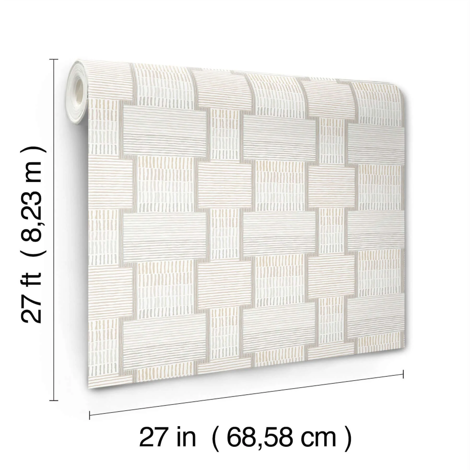 Lemieux et Cie La Broderie - Grey Wallpaper | Buy Online Lemieux et Cie La Broderie wallpaper, color Grey, SKU LM5373
