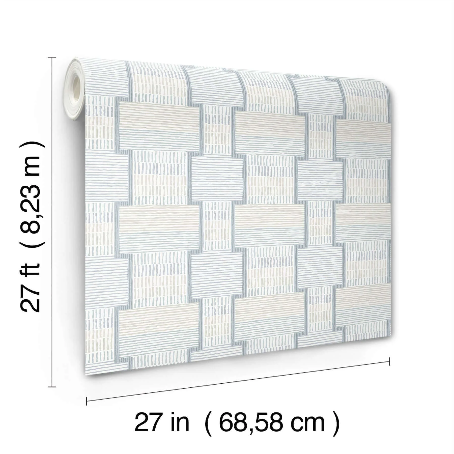 Lemieux et Cie La Broderie - Sky Blue Wallpaper | Buy Online Lemieux et Cie La Broderie wallpaper, color Sky Blue, SKU LM5374