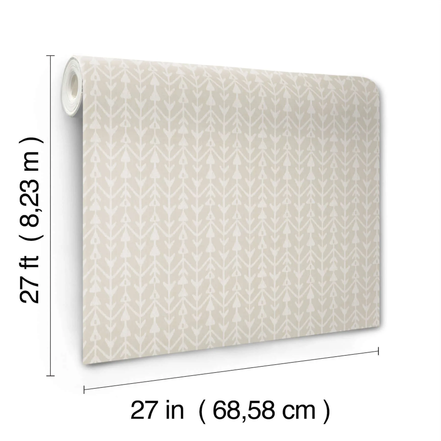 Lemieux et Cie Martigue Stripe - Beige Wallpaper | Buy Online Lemieux et Cie Martigue Stripe wallpaper, color Beige, SKU LM5385