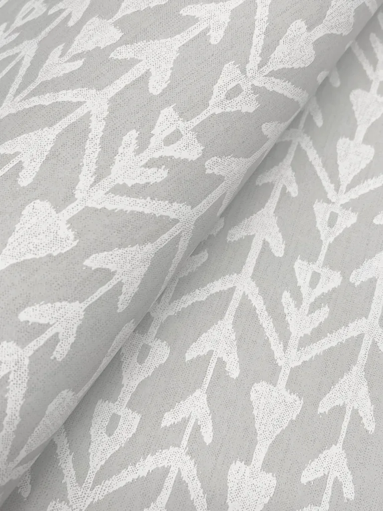 Lemieux et Cie Martigue Stripe wallpaper, color Grey, SKU LM5384