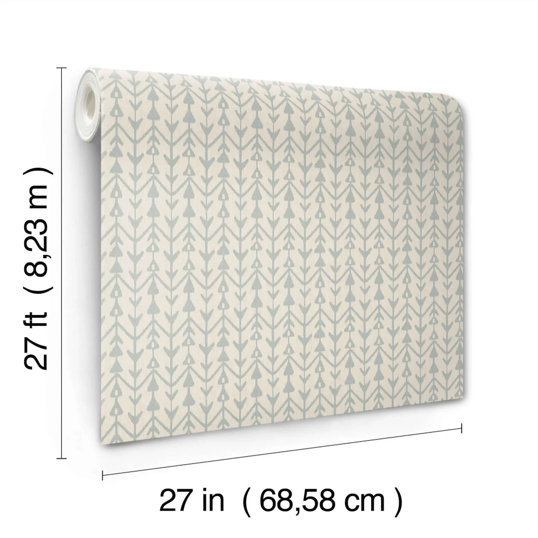 Lemieux et Cie Martigue Stripe - Sage Wallpaper | Buy Online Lemieux et Cie Martigue Stripe wallpaper, color Sage, SKU LM5383