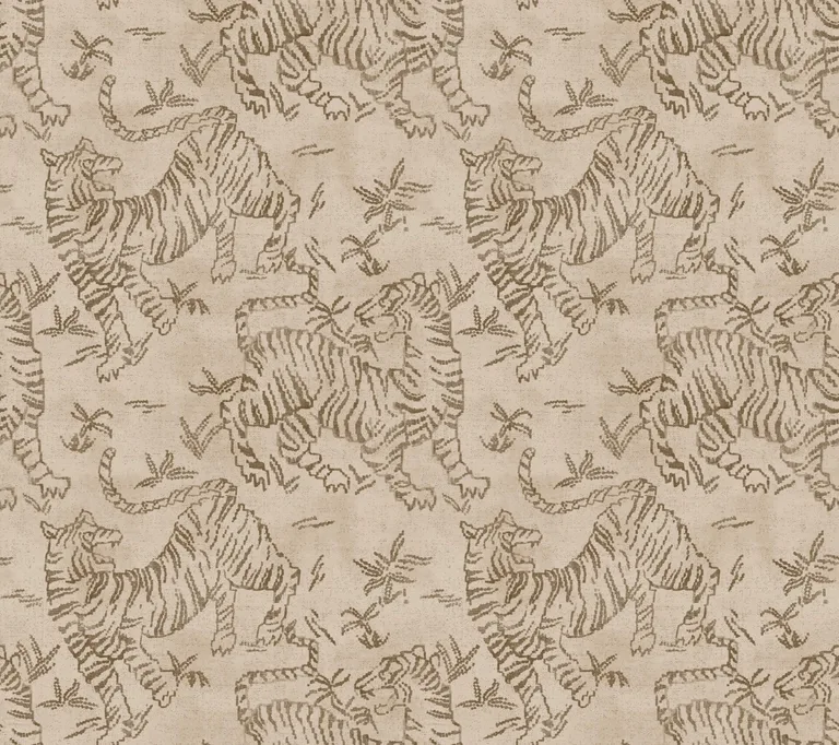 Lemieux et Cie Orly Tigers wallpaper, color Blush, SKU LM5334