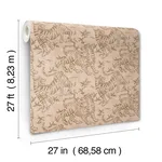 Lemieux et Cie Orly Tigers wallpaper, color Blush, SKU LM5334