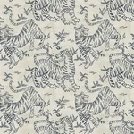 Lemieux et Cie Orly Tigers wallpaper, color Indigo, SKU LM5333