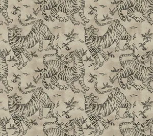Lemieux et Cie Orly Tigers wallpaper, color Taupe, SKU LM5332