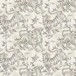 Lemieux et Cie Orly Tigers - White Wallpaper | Buy Online Lemieux et Cie Orly Tigers wallpaper, color White, SKU LM5331