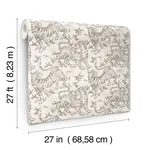 Lemieux et Cie Orly Tigers - White Wallpaper | Buy Online Lemieux et Cie Orly Tigers wallpaper, color White, SKU LM5331