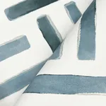 Lemieux et Cie Painterly Labyrinth wallpaper, color Aqua, SKU LM5364