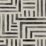 Lemieux et Cie Painterly Labyrinth wallpaper, color Charcoal, SKU LM5365