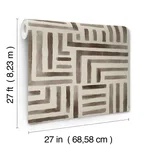Lemieux et Cie Painterly Labyrinth - Warm Neutral Wallpaper | Buy Online Lemieux et Cie Painterly Labyrinth wallpaper, color Warm Neutral, SKU LM5363