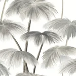 Lemieux et Cie Plein Air Palms wallpaper, color Black & White, SKU LM5432
