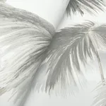 Lemieux et Cie Plein Air Palms wallpaper, color Black & White, SKU LM5432