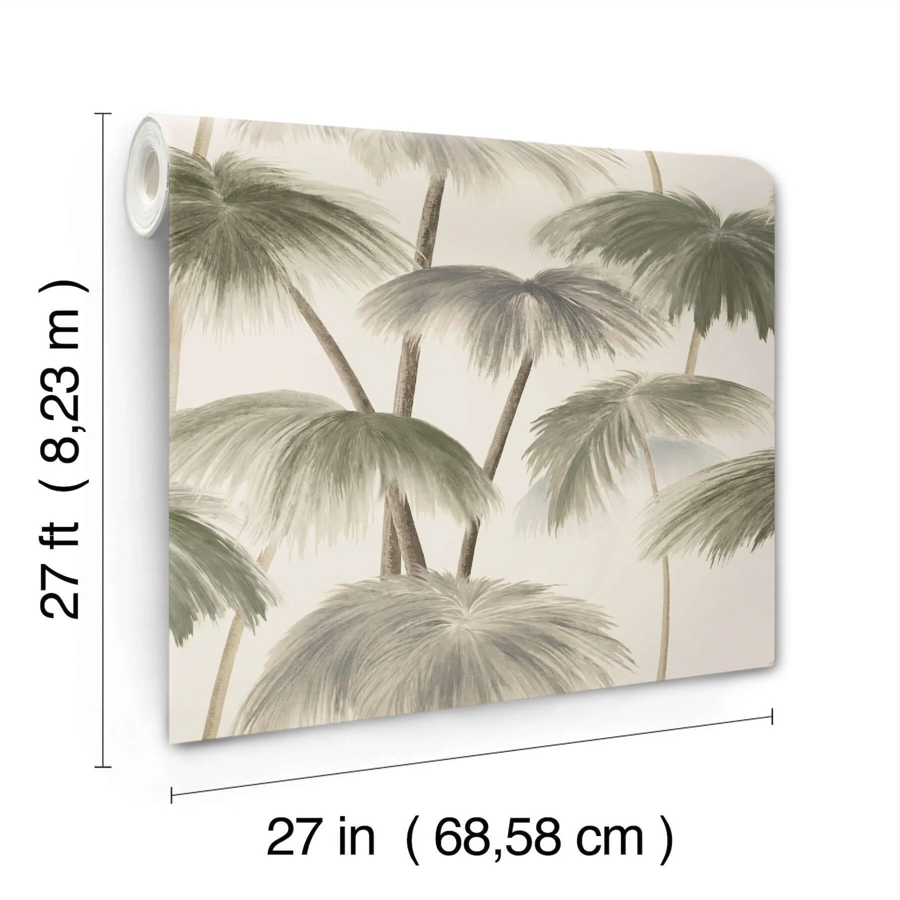 Lemieux et Cie Plein Air Palms - Vintage Wallpaper | Buy Online Lemieux et Cie Plein Air Palms wallpaper, color Vintage, SKU LM5433