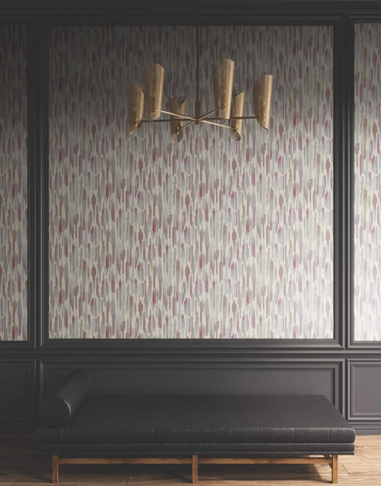 Lemieux et Cie Pluie wallpaper, color Multi, SKU LM5402