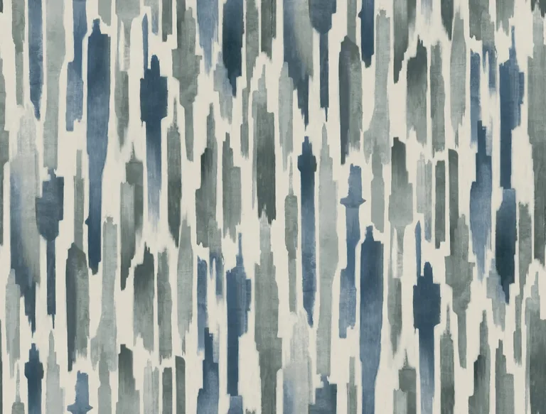 Lemieux et Cie Pluie wallpaper, color Ocean, SKU LM5401