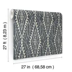 Lemieux et Cie Rousseau Paperweave - Charcoal Wallpaper | Buy Online Lemieux et Cie Rousseau Paperweave wallpaper, color Charcoal, SKU LM5342