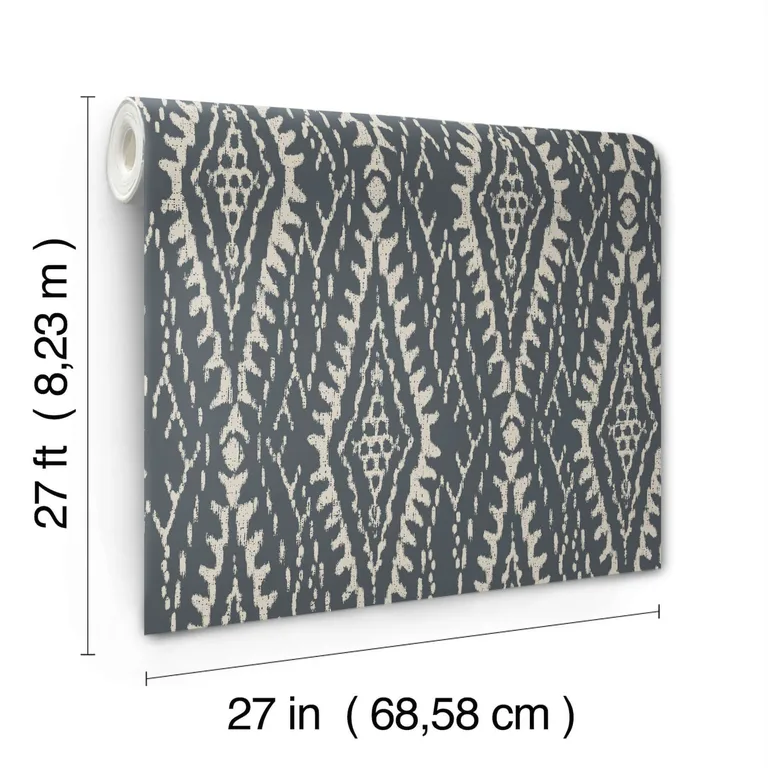 Lemieux et Cie Rousseau Paperweave wallpaper, color Charcoal, SKU LM5342