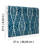 Lemieux et Cie Rousseau Paperweave - Indigo Wallpaper | Buy Online Lemieux et Cie Rousseau Paperweave wallpaper, color Indigo, SKU LM5344