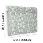 Lemieux et Cie Rousseau Paperweave - Sage Wallpaper | Buy Online Lemieux et Cie Rousseau Paperweave wallpaper, color Sage, SKU LM5341