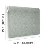 Lemieux et Cie Souk Diamonds - Sage Wallpaper | Buy Online Lemieux et Cie Souk Diamonds wallpaper, color Sage, SKU LM5313