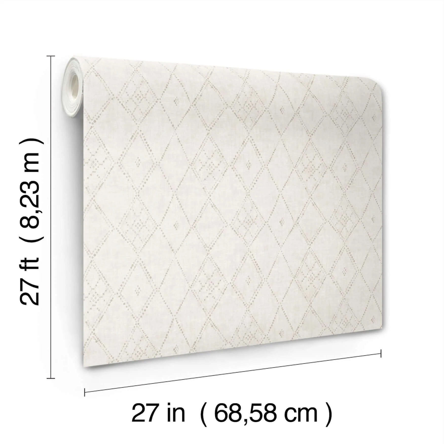 Lemieux et Cie Souk Diamonds - Smoke Wallpaper | Buy Online Lemieux et Cie Souk Diamonds wallpaper, color Smoke, SKU LM5312