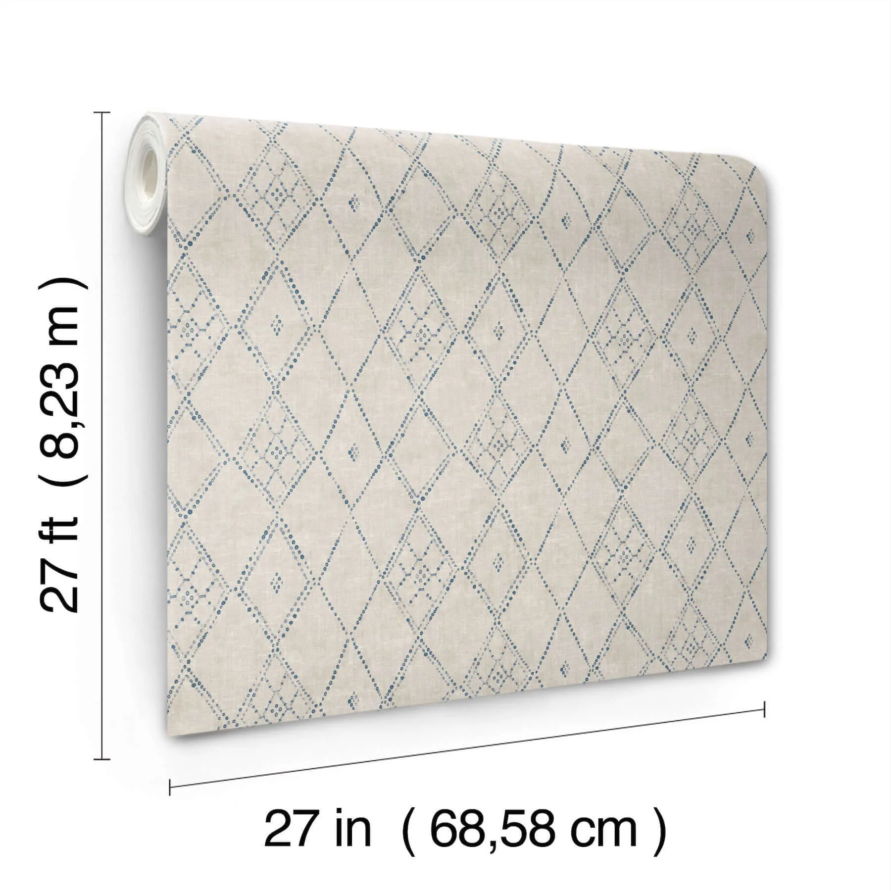 Lemieux et Cie Souk Diamonds - Taupe Wallpaper | Buy Online Lemieux et Cie Souk Diamonds wallpaper, color Taupe, SKU LM5314