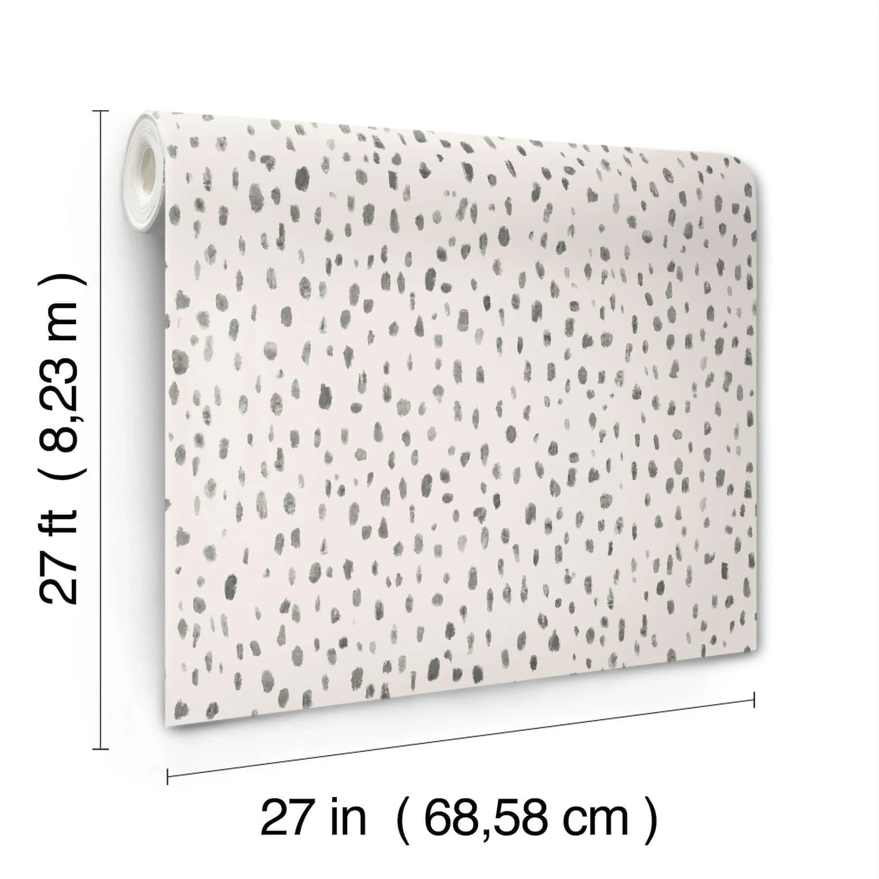 Lemieux et Cie Tachette - Charcoal Wallpaper | Buy Online Lemieux et Cie Tachette wallpaper, color Charcoal, SKU LM5424