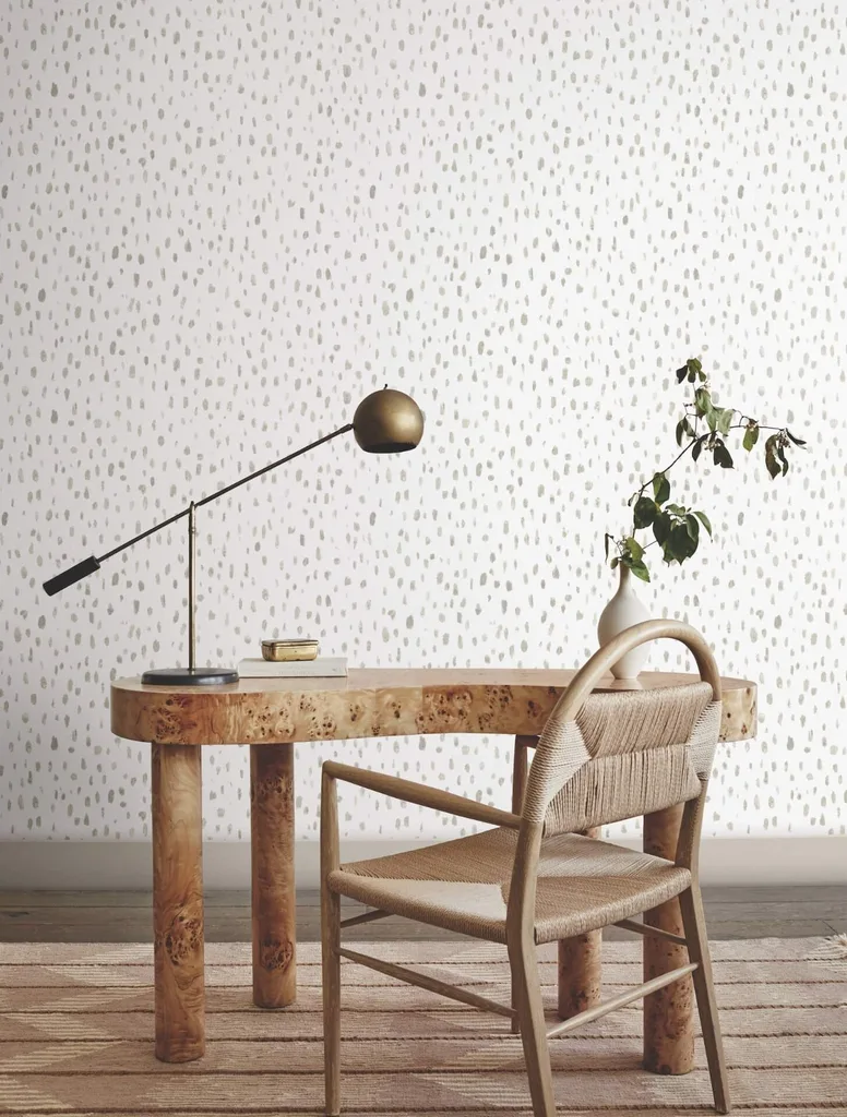 Lemieux et Cie Tachette wallpaper, color Taupe, SKU LM5423