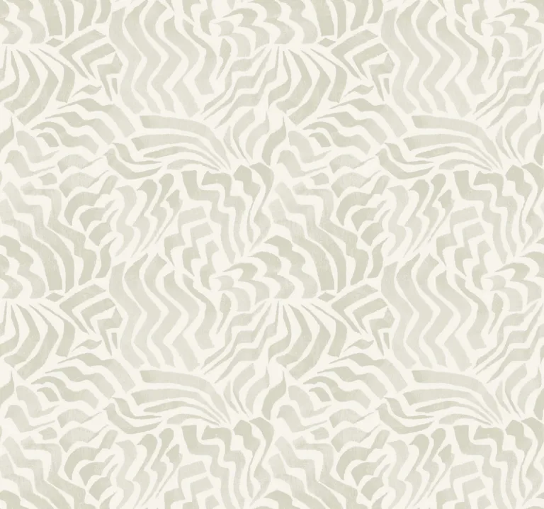 Lemieux et Cie Zora Wave wallpaper, color Light Grey, SKU LM5321