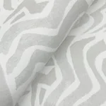 Lemieux et Cie Zora Wave - Light Grey Wallpaper | Buy Online Lemieux et Cie Zora Wave wallpaper, color Light Grey, SKU LM5321