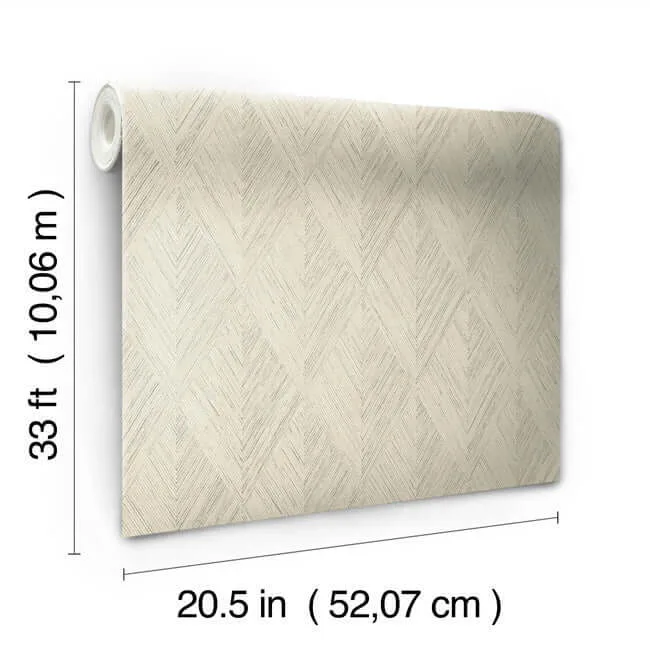 Magnolia Home Belmont wallpaper, color Beige, SKU OM3633