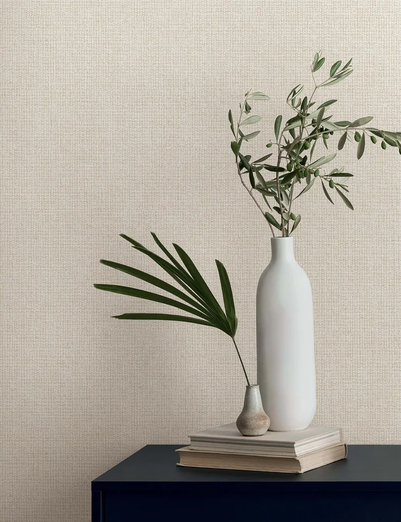 Magnolia Home Brindled wallpaper, color Cotton, SKU MJ4890N