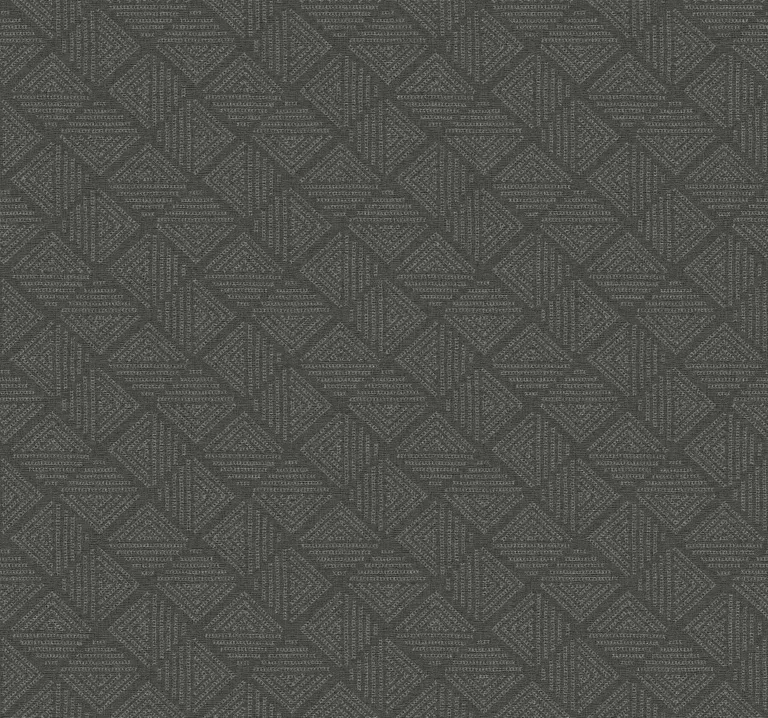 Magnolia Home Center Square wallpaper, color Charcoal, SKU MJ4861